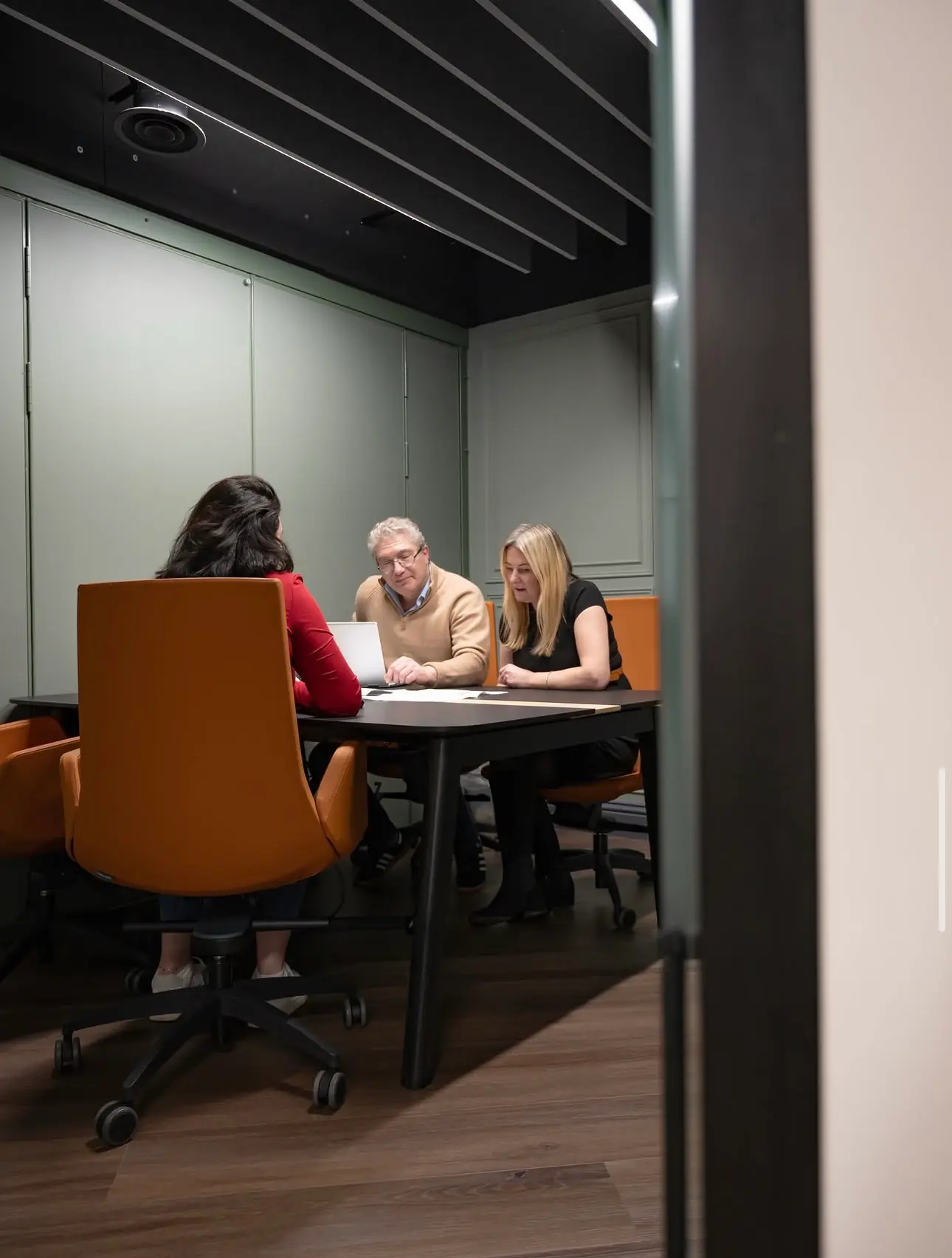 Apex coworking interior detail by OhBe London