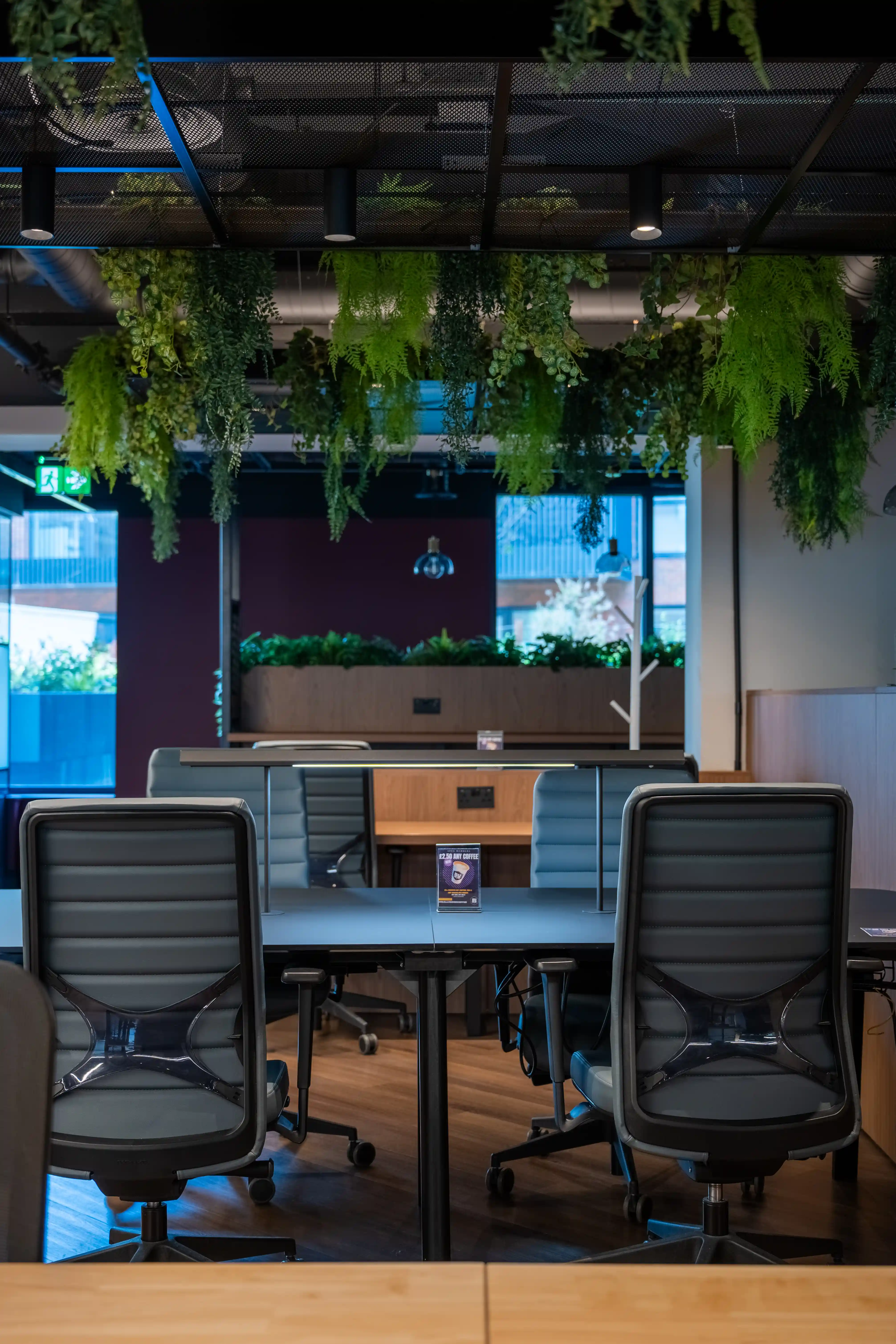 Apex coworking interior portrait — OhBe London