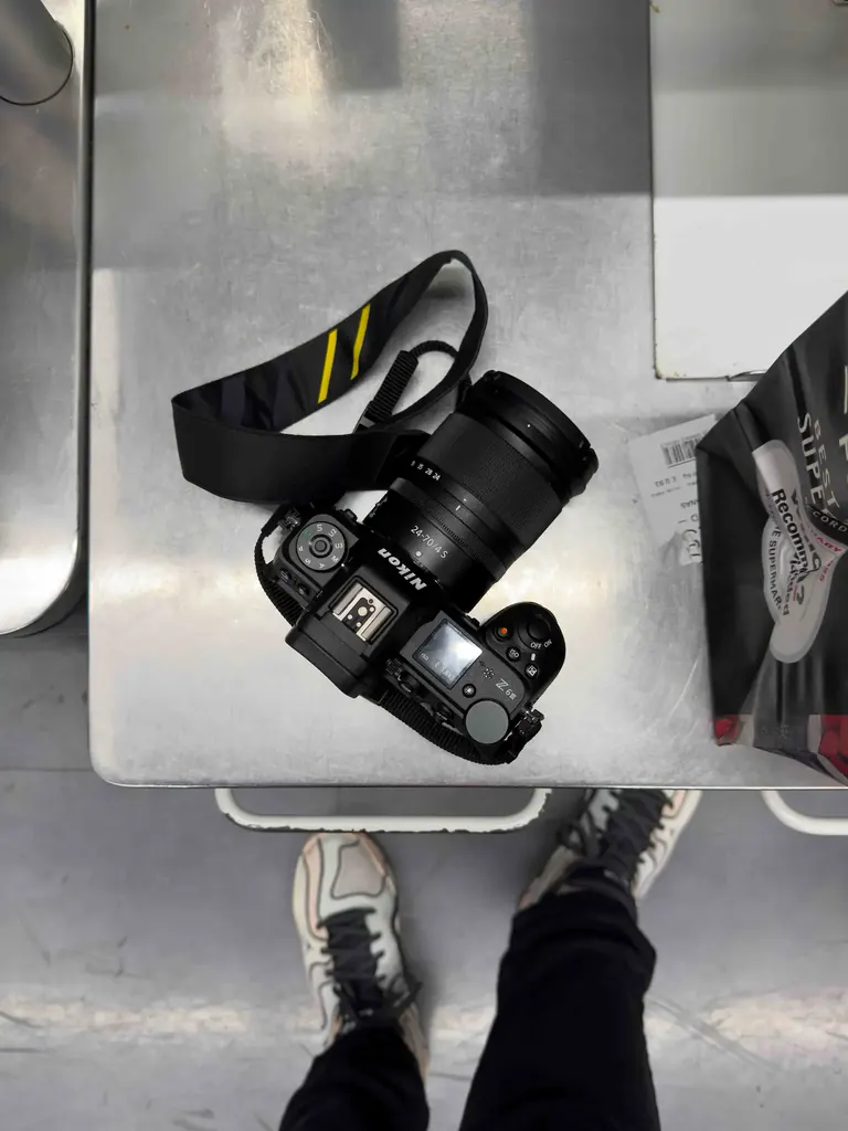 OhBe commercial photography setup with Nikon Z6III